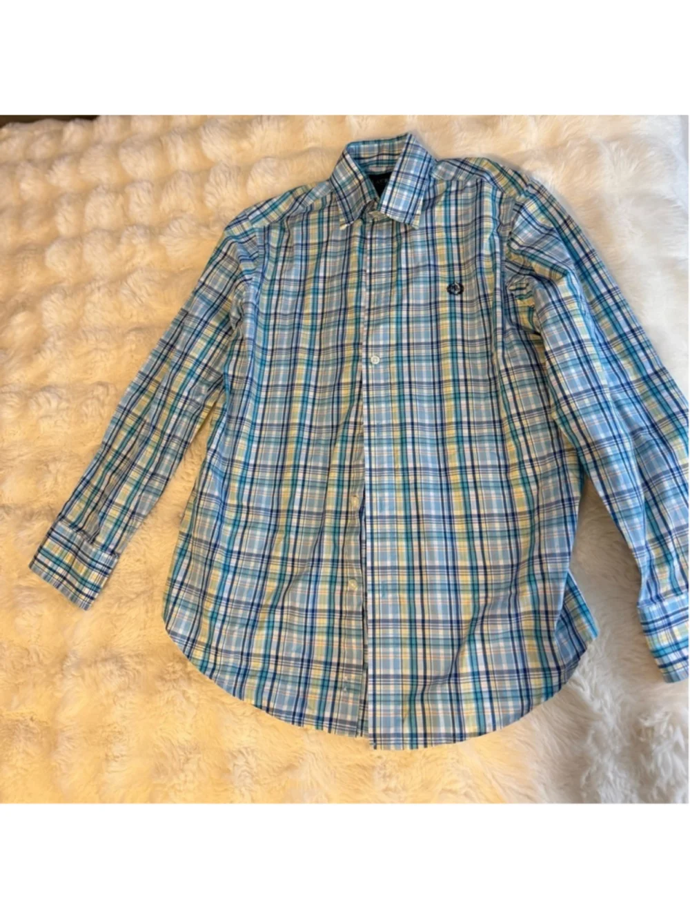 Preowned , Lauren , By Ralph Lauren Button Down Long Sleeve Shirt ,Boys Size 14